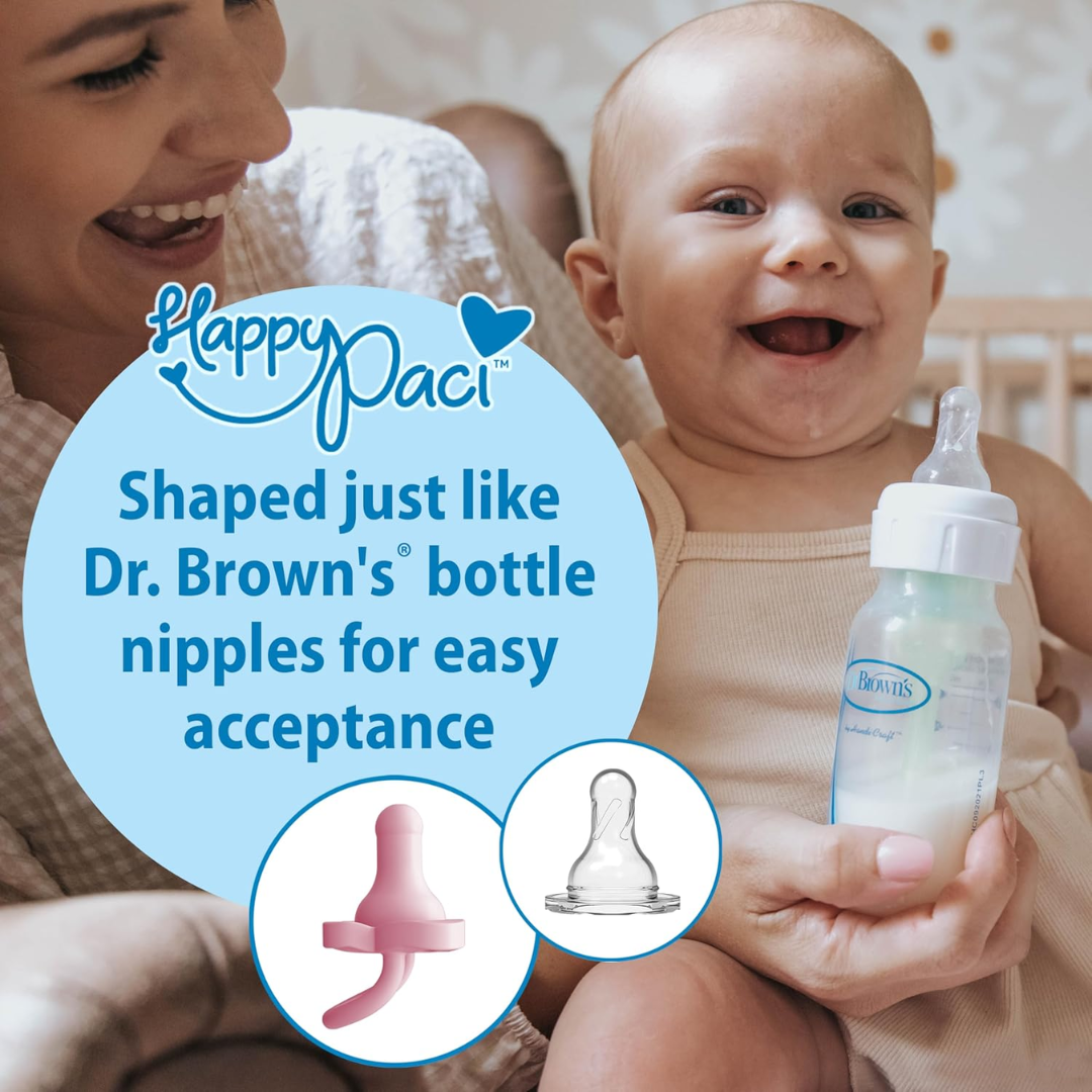 Dr. Brown's Happy Paci 0-6m, 4 Pacifiers
