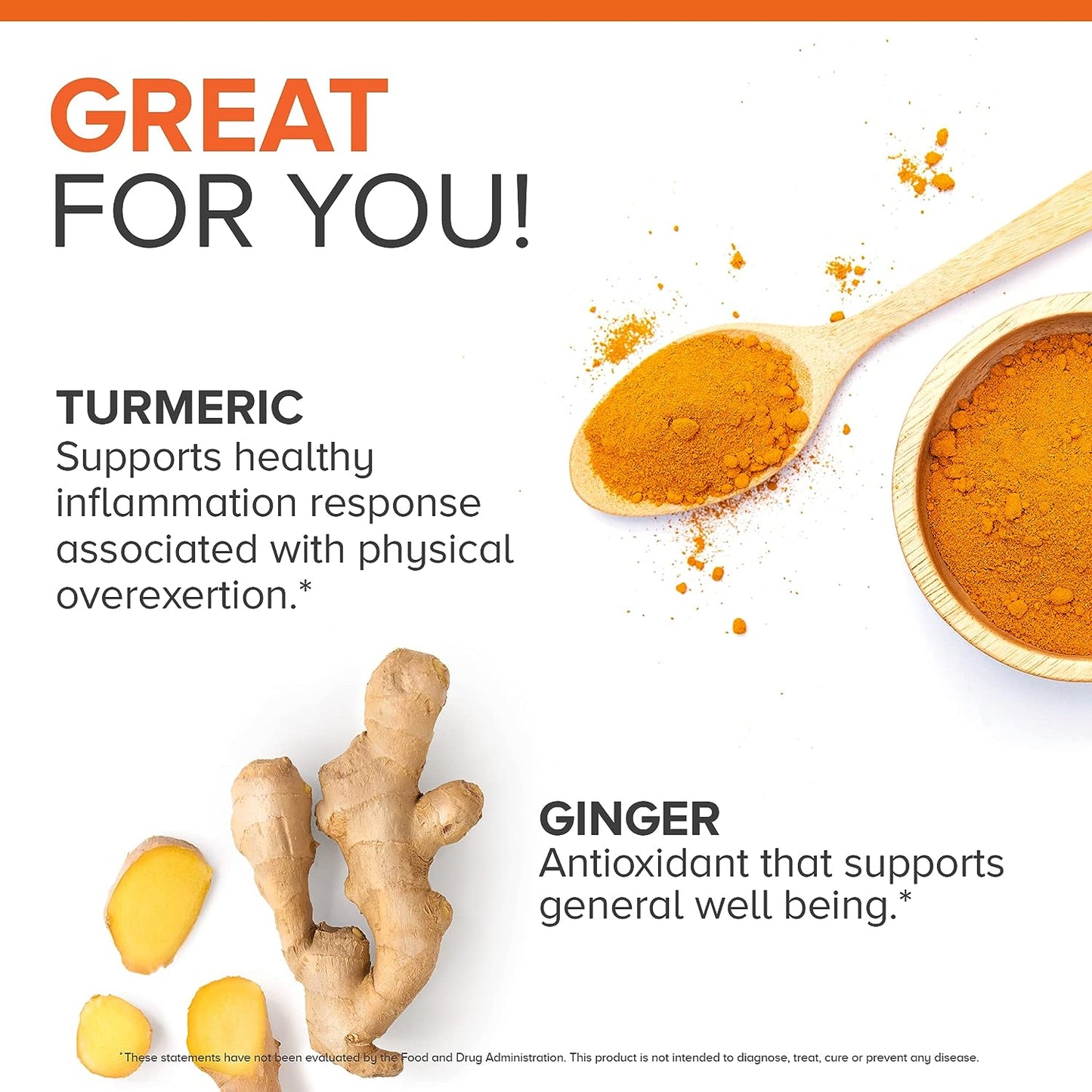 Qunol Turmeric + Ginger 2400mg (105 Capsules)