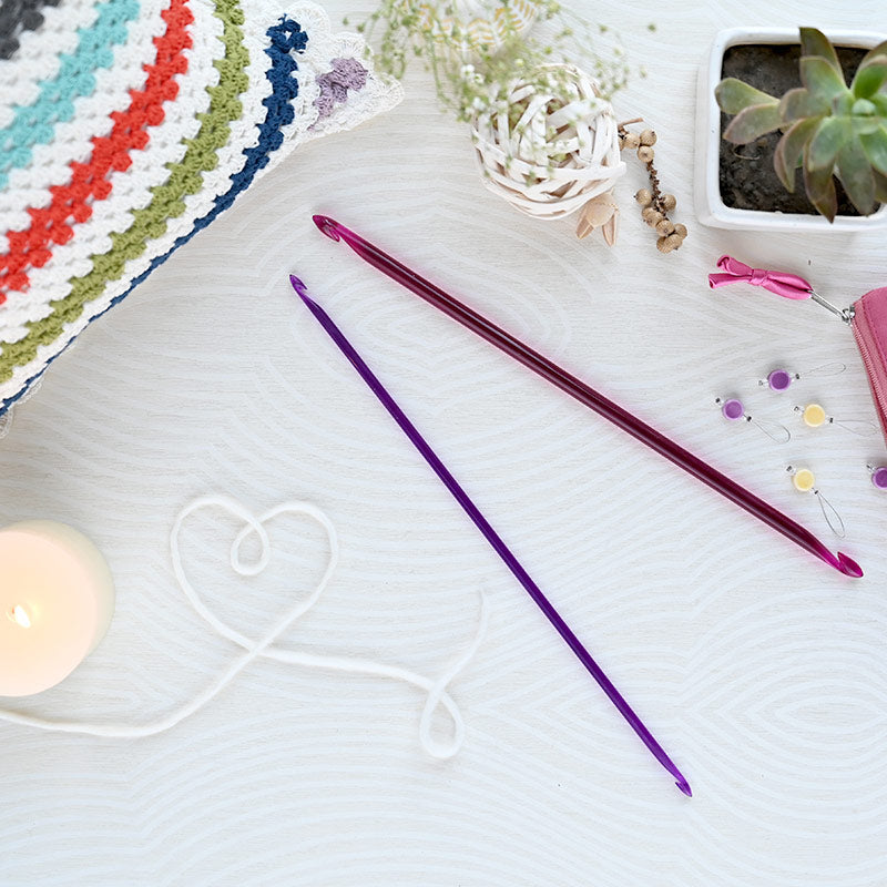 KnitPro Trendz Traditional Double Ended Tunisian Crochet Hook - 30cm