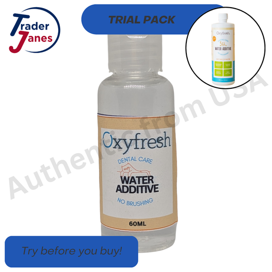 Trial Size Oxyfresh Cat Dental Care Water Additive No Brushing, 60 ml