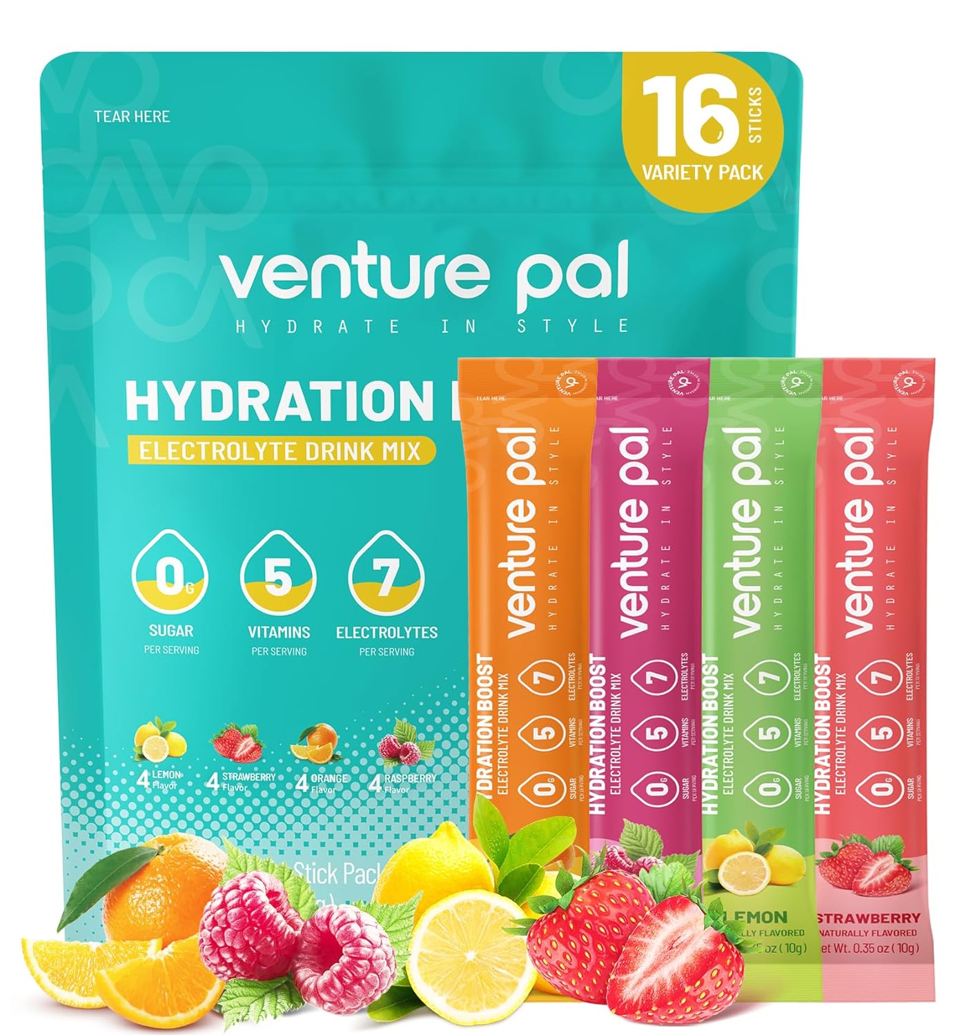Venture Pal Hydration Electrolyte Drink Mix 0.35 oz (10g)