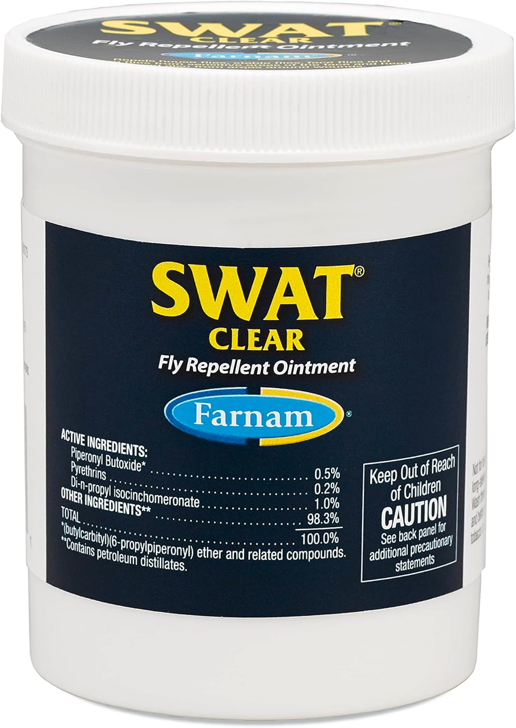 Farnam SWAT Clear Fly Repellent Ointment for Horses, 7 oz