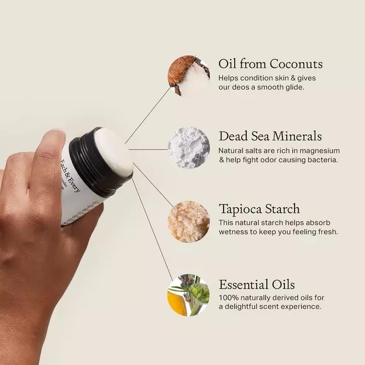 Each & Every Lavender & Lemon Deodorant 2.5 oz / 70g