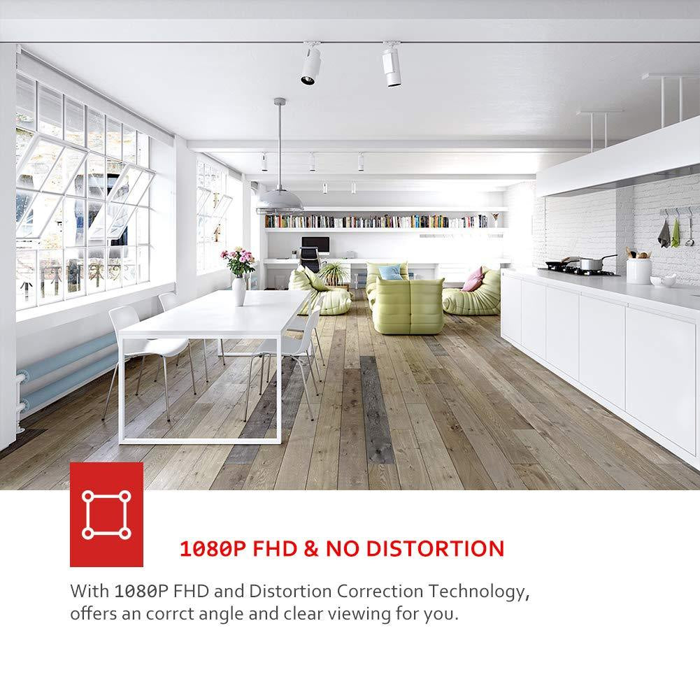 Victure PC540 1080P FHD Wireless Security Camera with Motion Detection, Night Vision &  2-Way Audio