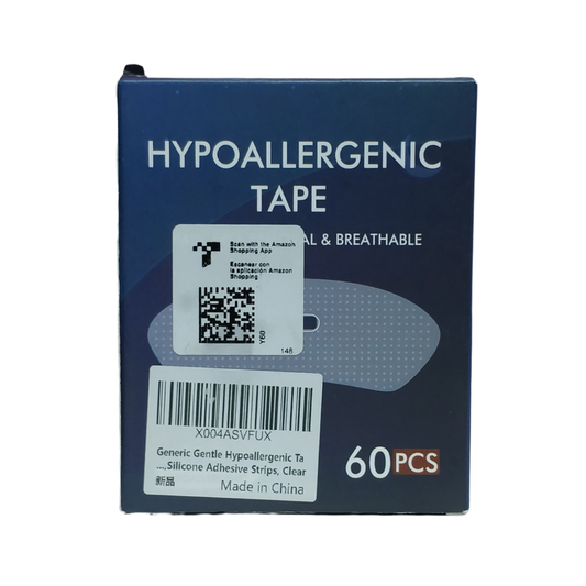 Caxebst Hypoallergenic Mouth Strip Tape Clear, 60 Count