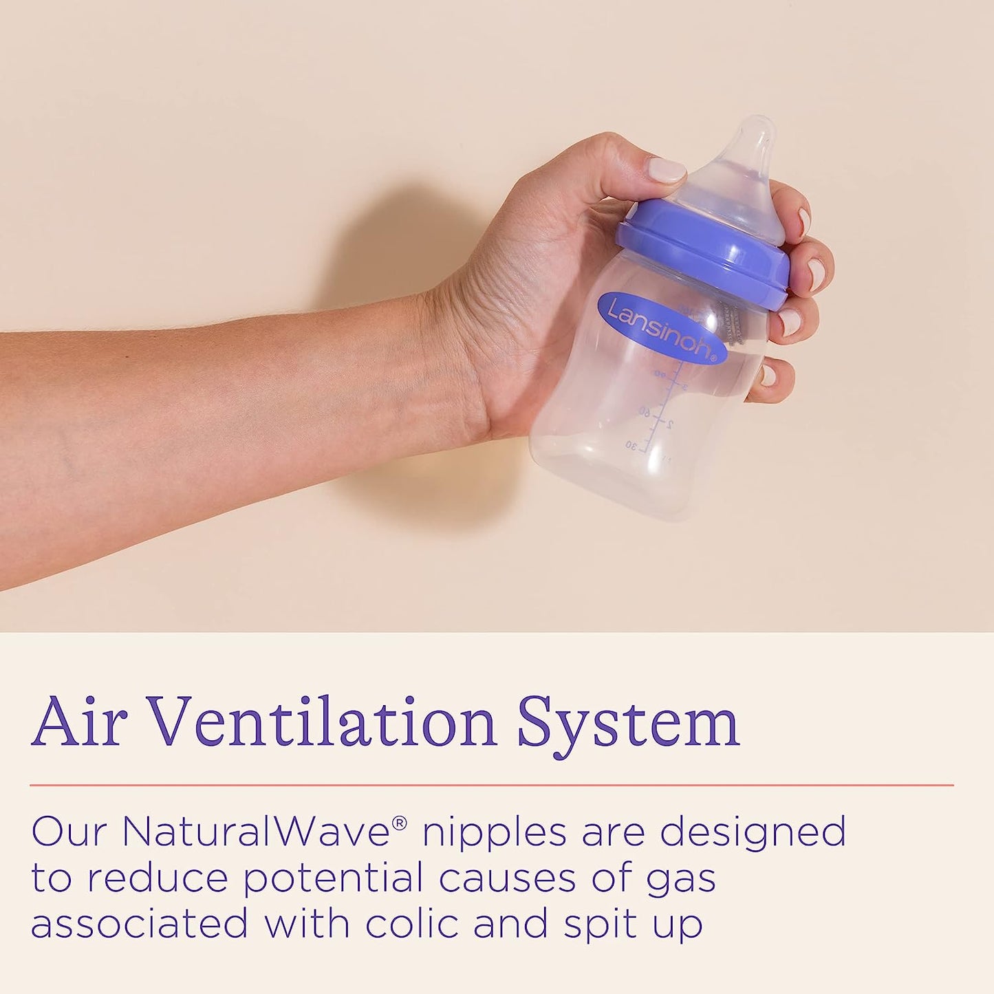 Lansinoh Baby Bottle For Breastfeeding Babies 5oz Bottle 1 Count