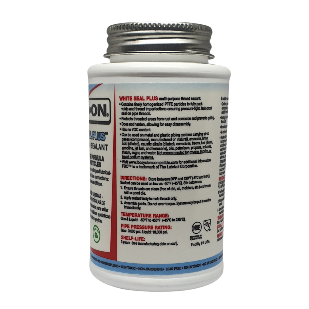 Weld On White Seal Plus Pipe Thread Sealant 236ml / 1/2 Pint