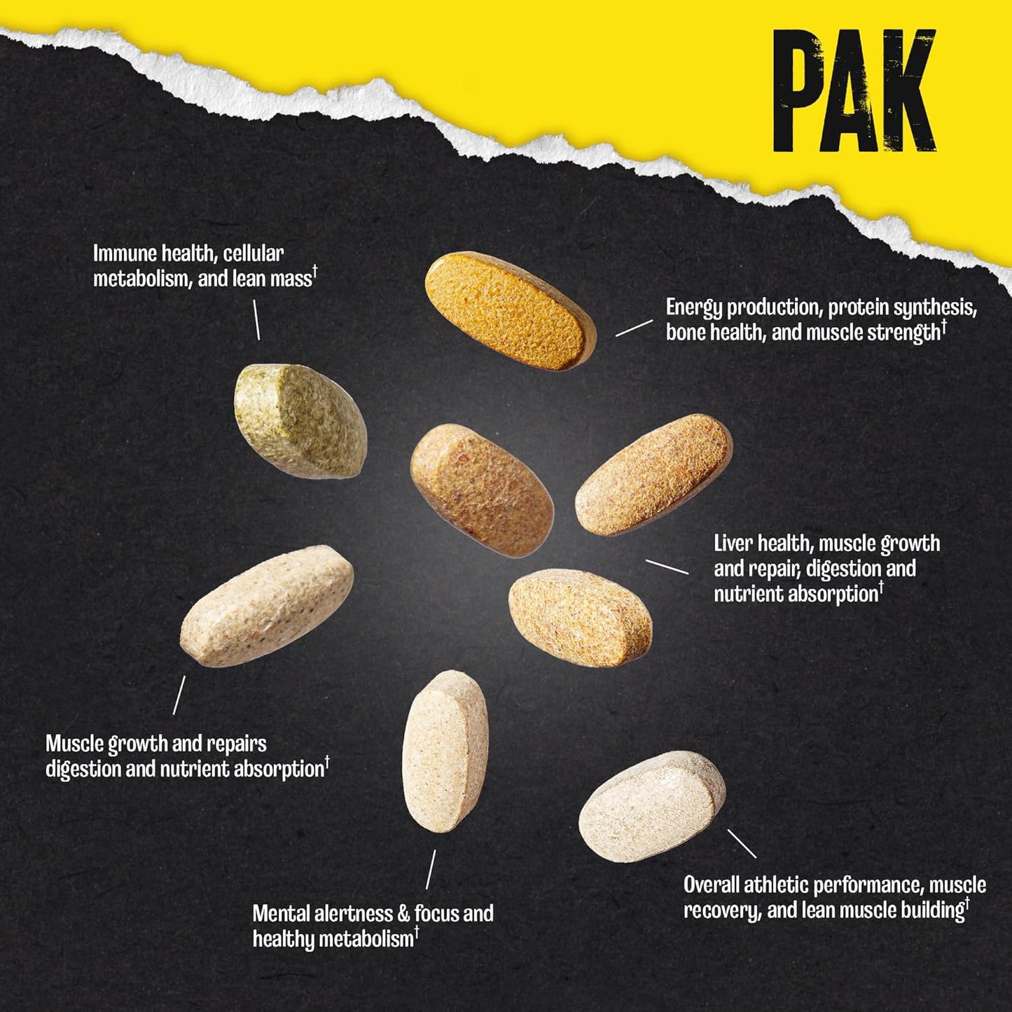 Animal Pak Ultimate Foundation Dietary Supplement Pill Packs, 44 packs