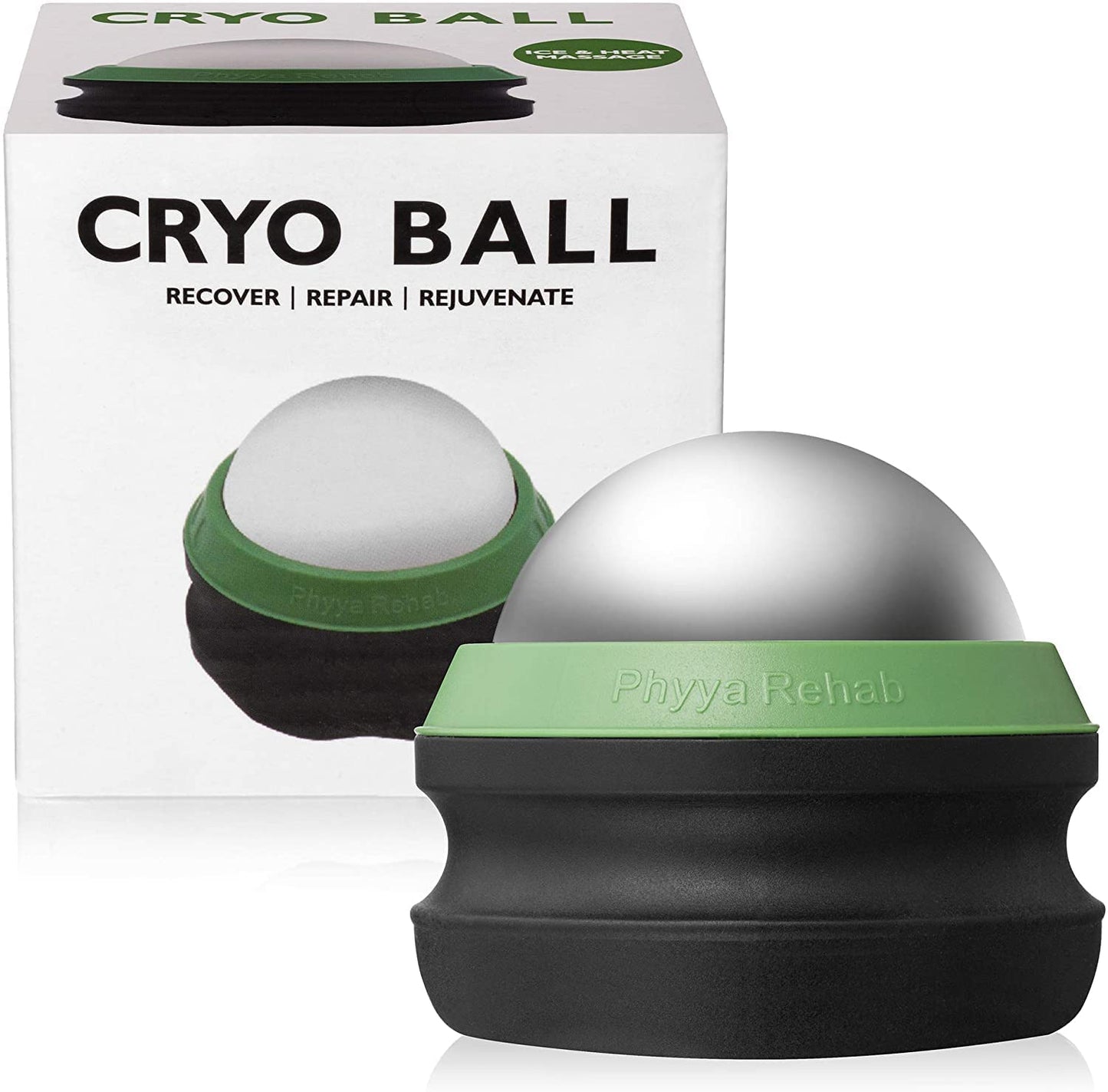 Cryo Ball Phyya Rehab Cold Massage Roller Ball for Muscles Deep Tissue