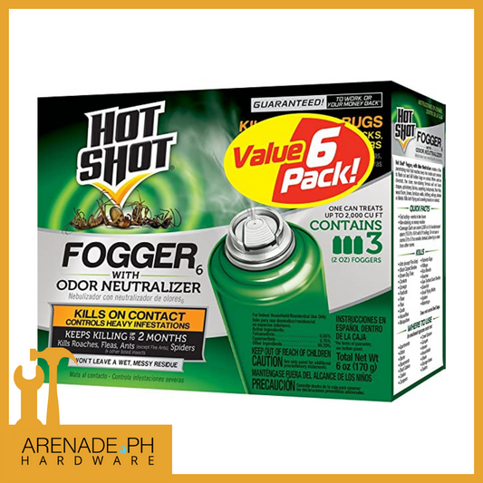 Hot Shot Fogger With Odor Neutralizer Remove Roaches Ants & Fleas