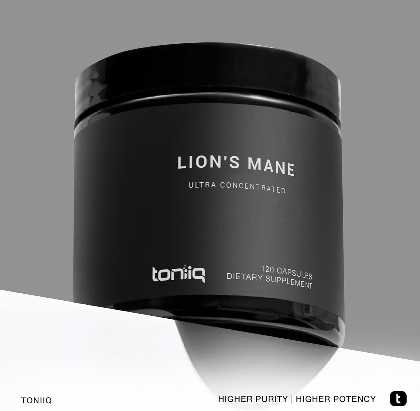 Toniiq Lion's Mane Ultra Concentrated Supplement 120 Capsules