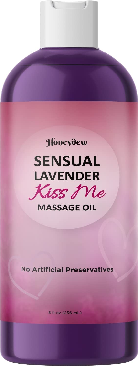 Honey Dew Sensual Lavander Kiss Me Massage Oil No Artificial Preservatives 236ml