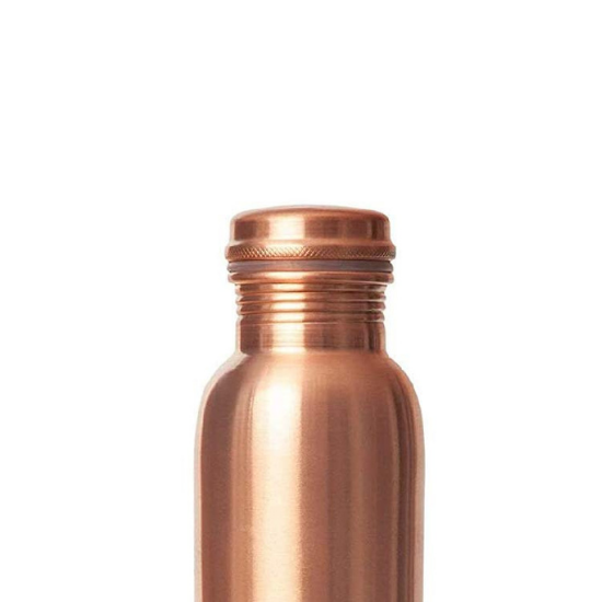 Rajrang Pure Copper Water Bottle with Ayurvedic Benefits, Leak Proof Design Vessel, 34 oz. / 1000ml