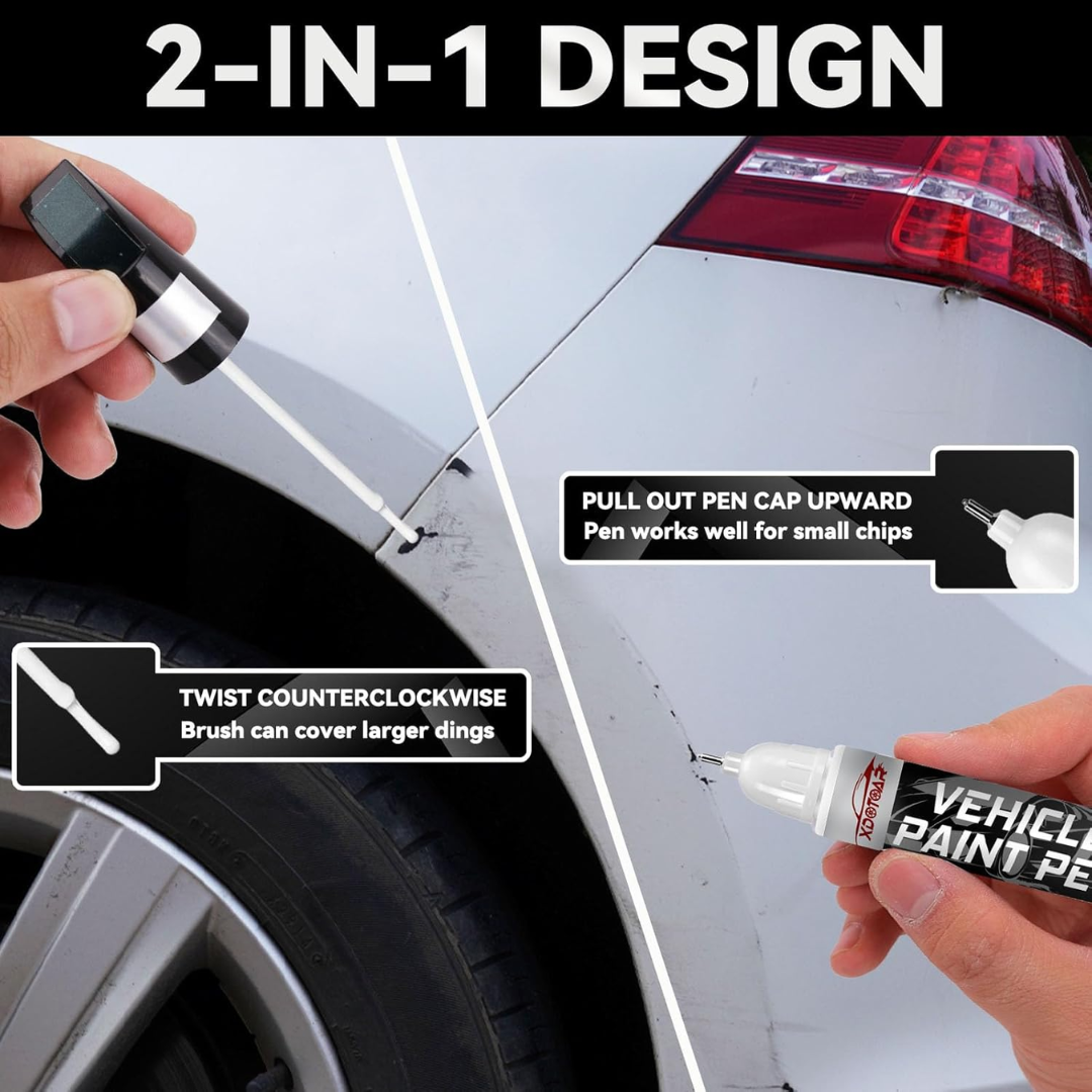 Xdotoar Car Touch Up Paint Pen, White