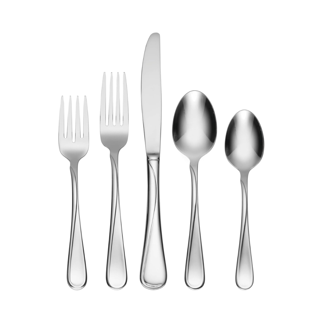 Oneida Silverware Flight Flatware Set, 45 Piece