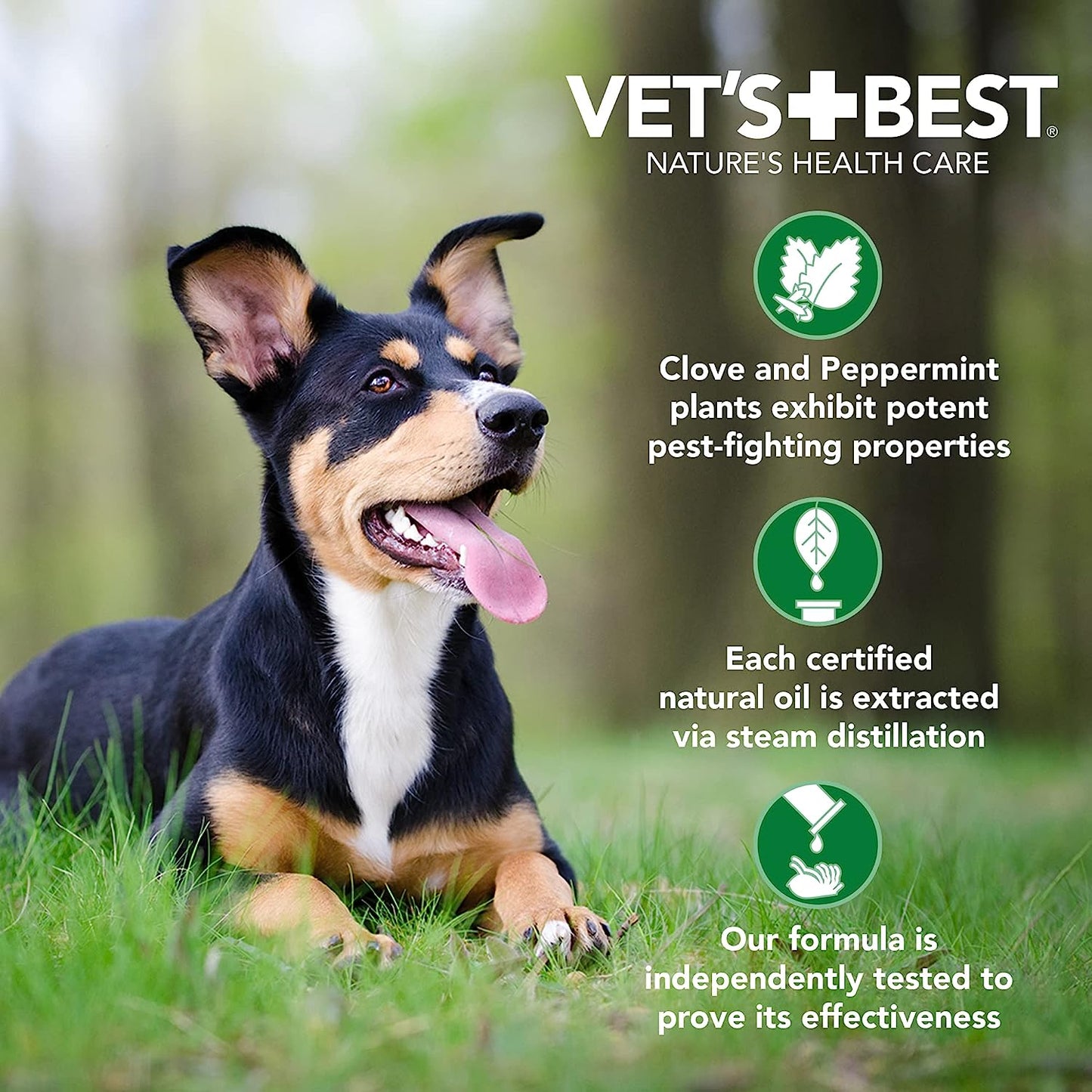 Vet's Best Flea & Tick Home Spray Plant Based Formula, 32 oz / 945ml
