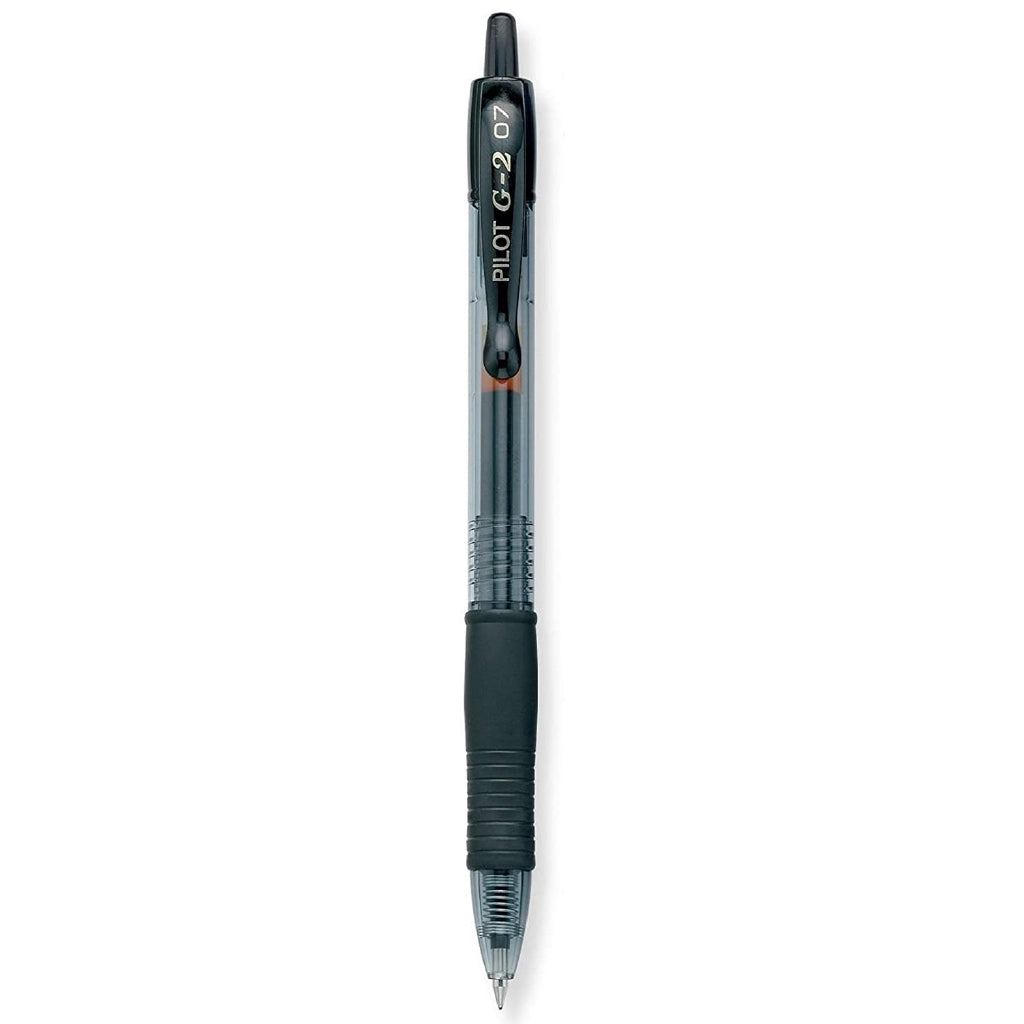 PILOT G2 Premium Refillable & Retractable Rolling Ball Gel Pens, Fine Point, Black Ink, 12 Count
