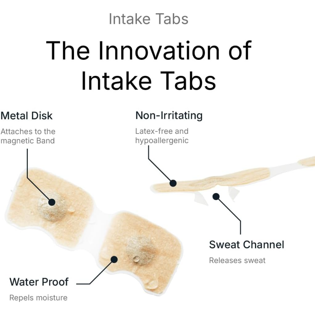 Intake Breathing Magnetic Refill Tabs Strips for Sleeping All-Night Comfort, 30 Count