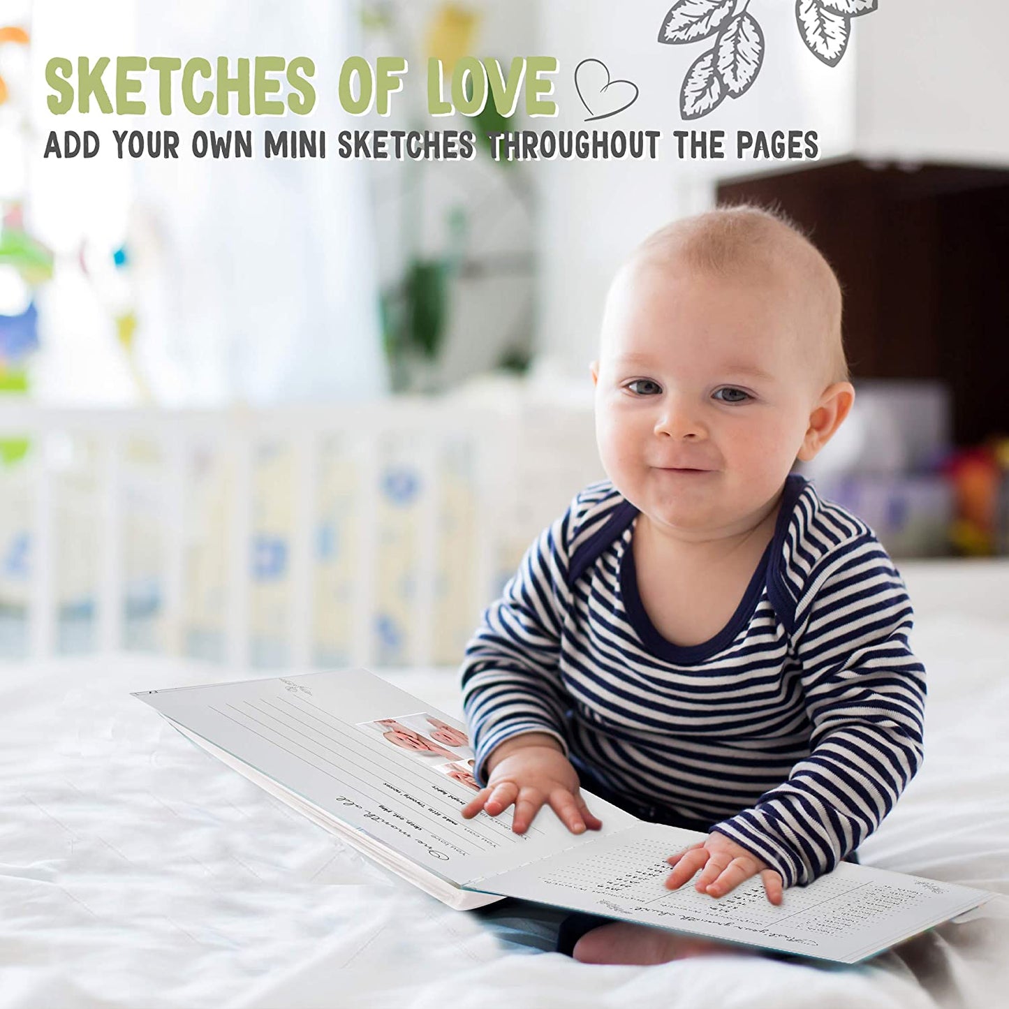 My Baby's First Year Sketches Of Love Kea Babies (Alpine White) 1 Count