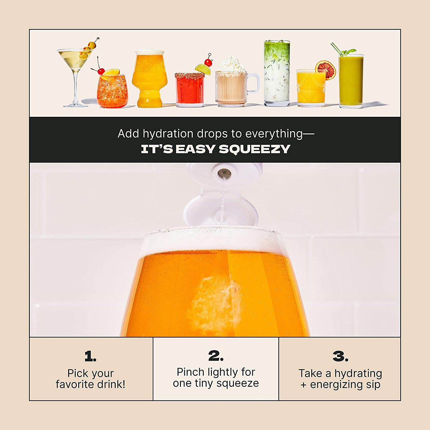 Buoy Hydration Drops Unflavored Beverage Enhancer Electrolyte Supplement 60ml