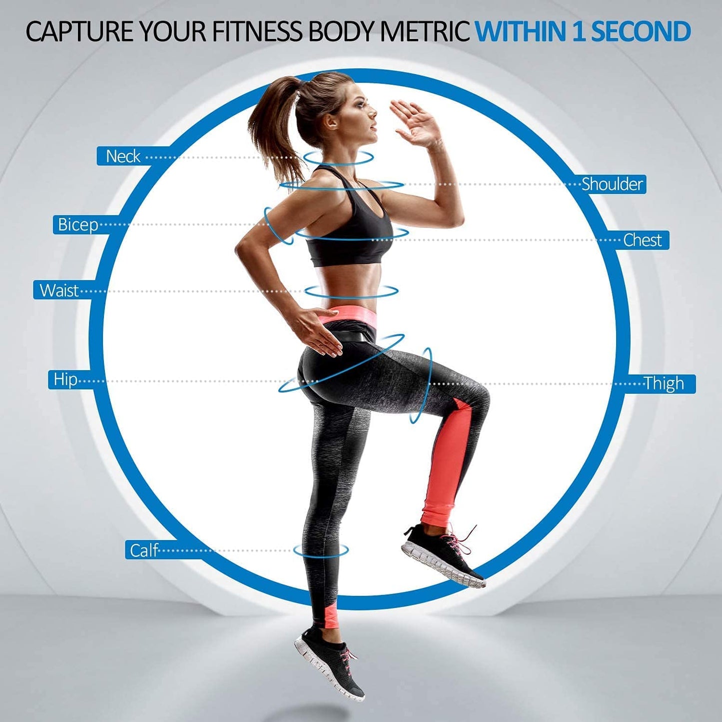 RENPHO Smart Body Bluetooth Tape Measure with App (RF-BMF01) PACKAGING MAY VARY