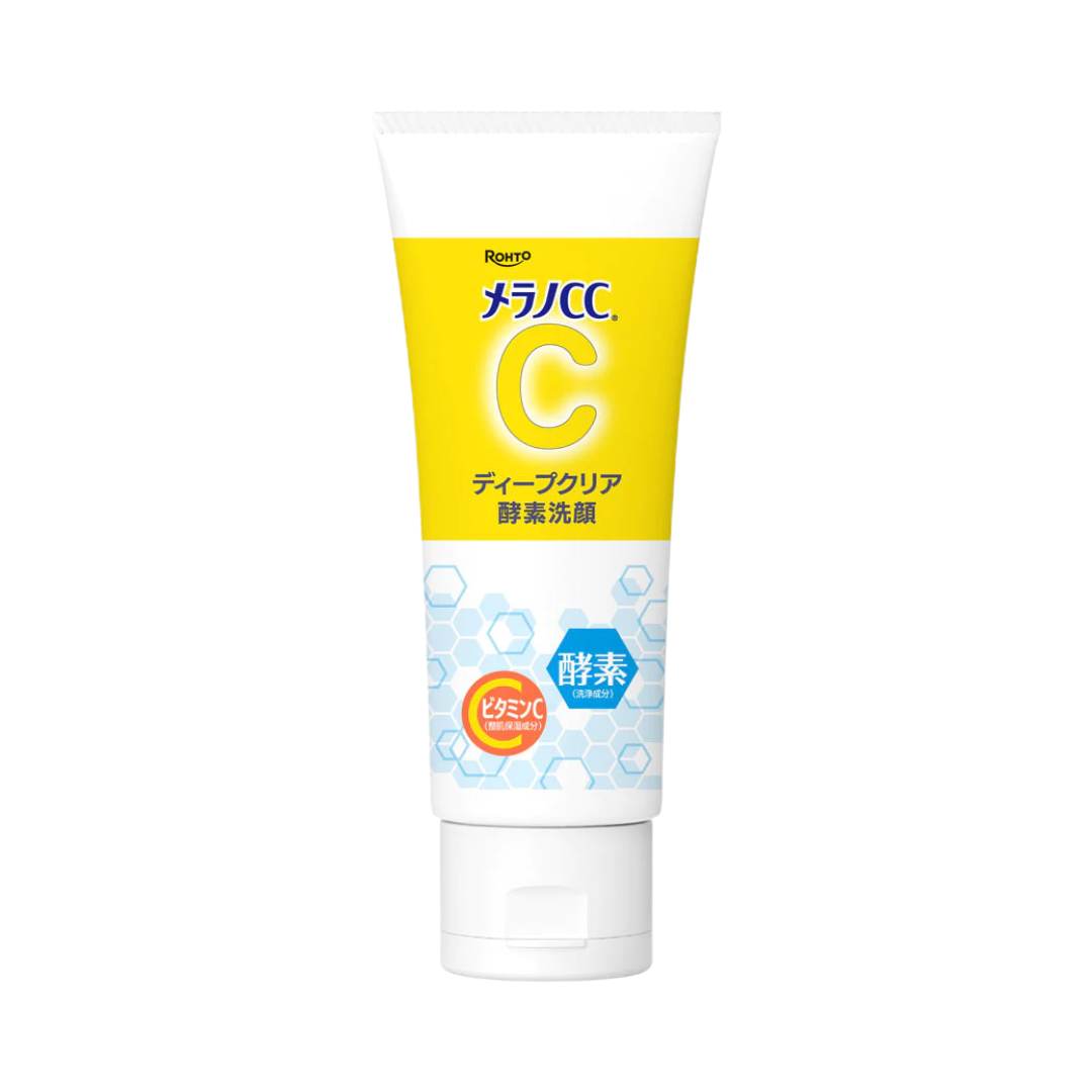 Rohto Japan Melano CC Deep Clear Enzyme Face Wash, 130 g