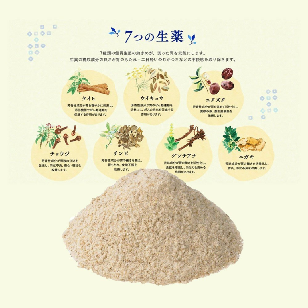 Ohta's Isan Ota Wei Powder Gastrointestinal Medicine and HeartBurn