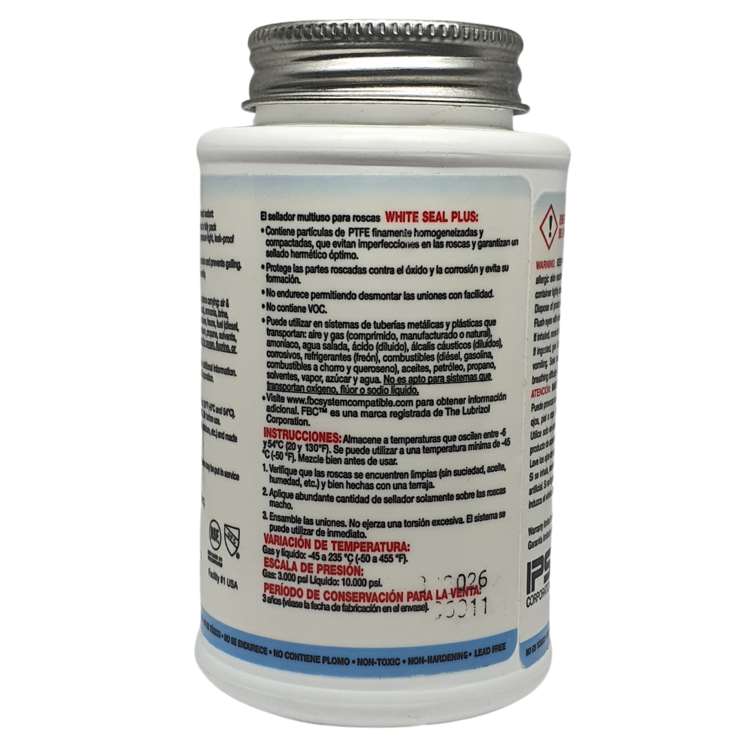 Weld On White Seal Plus Pipe Thread Sealant 236ml / 1/2 Pint