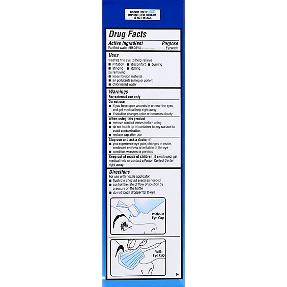 Bausch & Lomb Eye Relief, Eye Wash Solution (4 Fl Oz / 118ml)