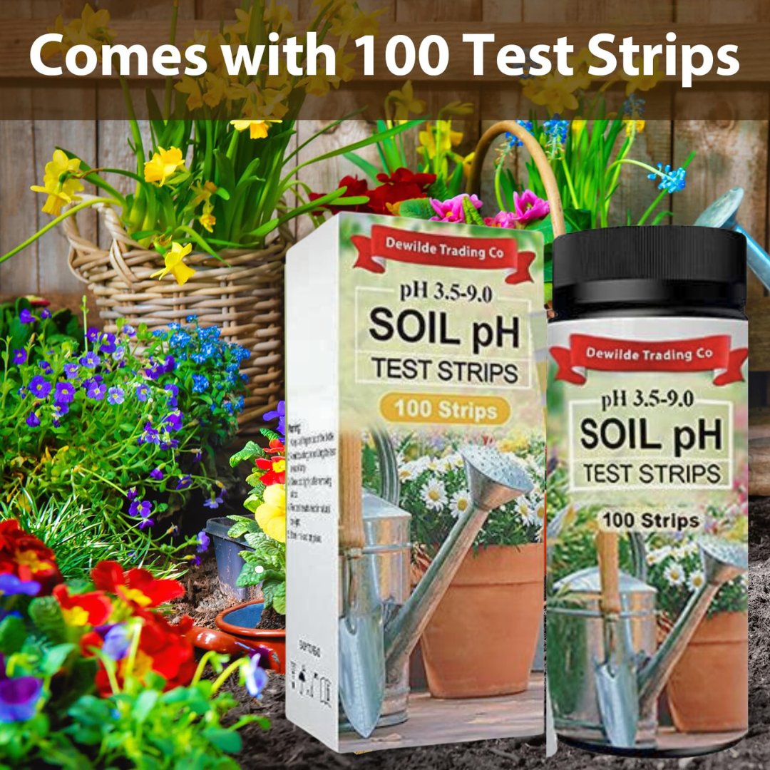 Dewalde Trading Co pH 3.5-9.0 Soil PH Test Strips (100 Count)