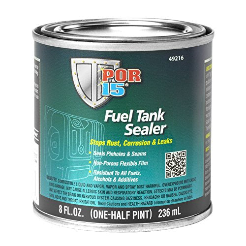 POR-15 49216 Fuel Tank Sealer - 8 fl oz (Packaging May Vary)