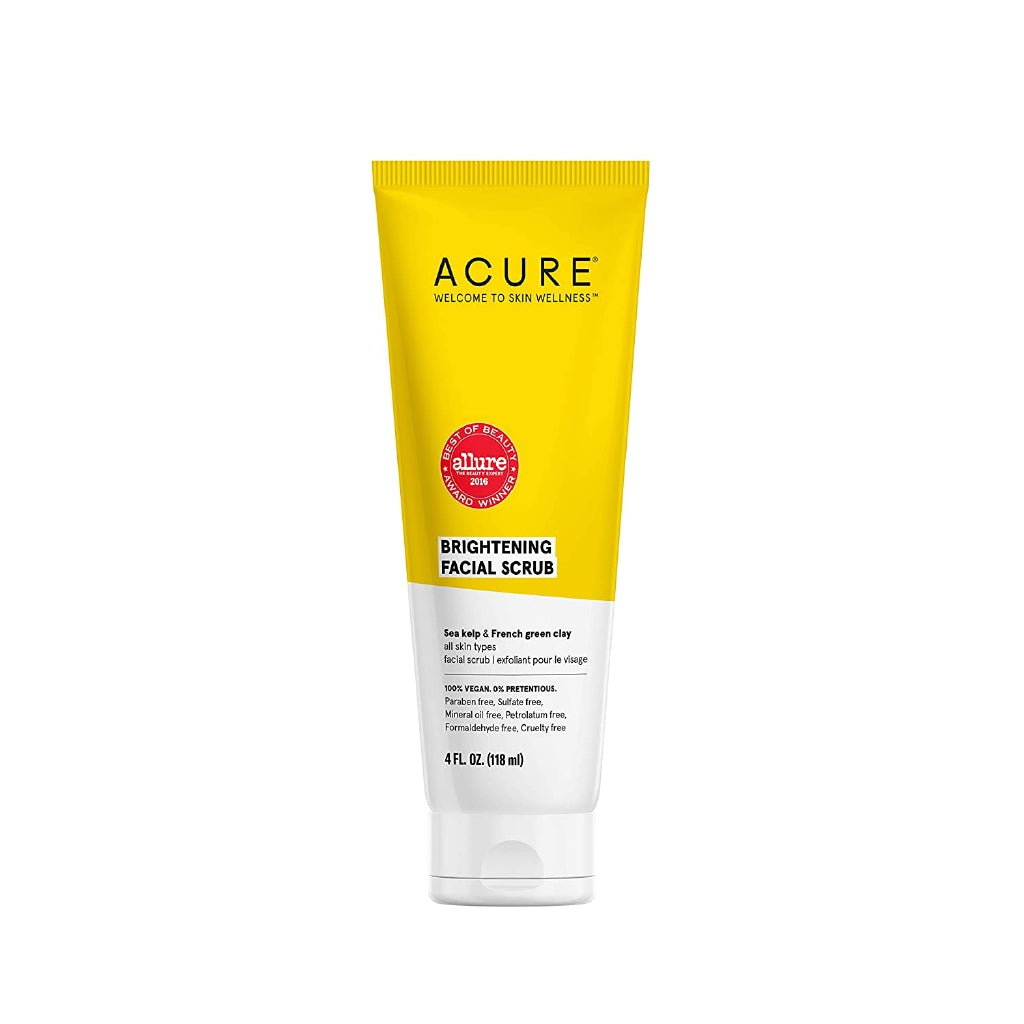 ACURE Brightening Facial Scrub, 4 Ounce