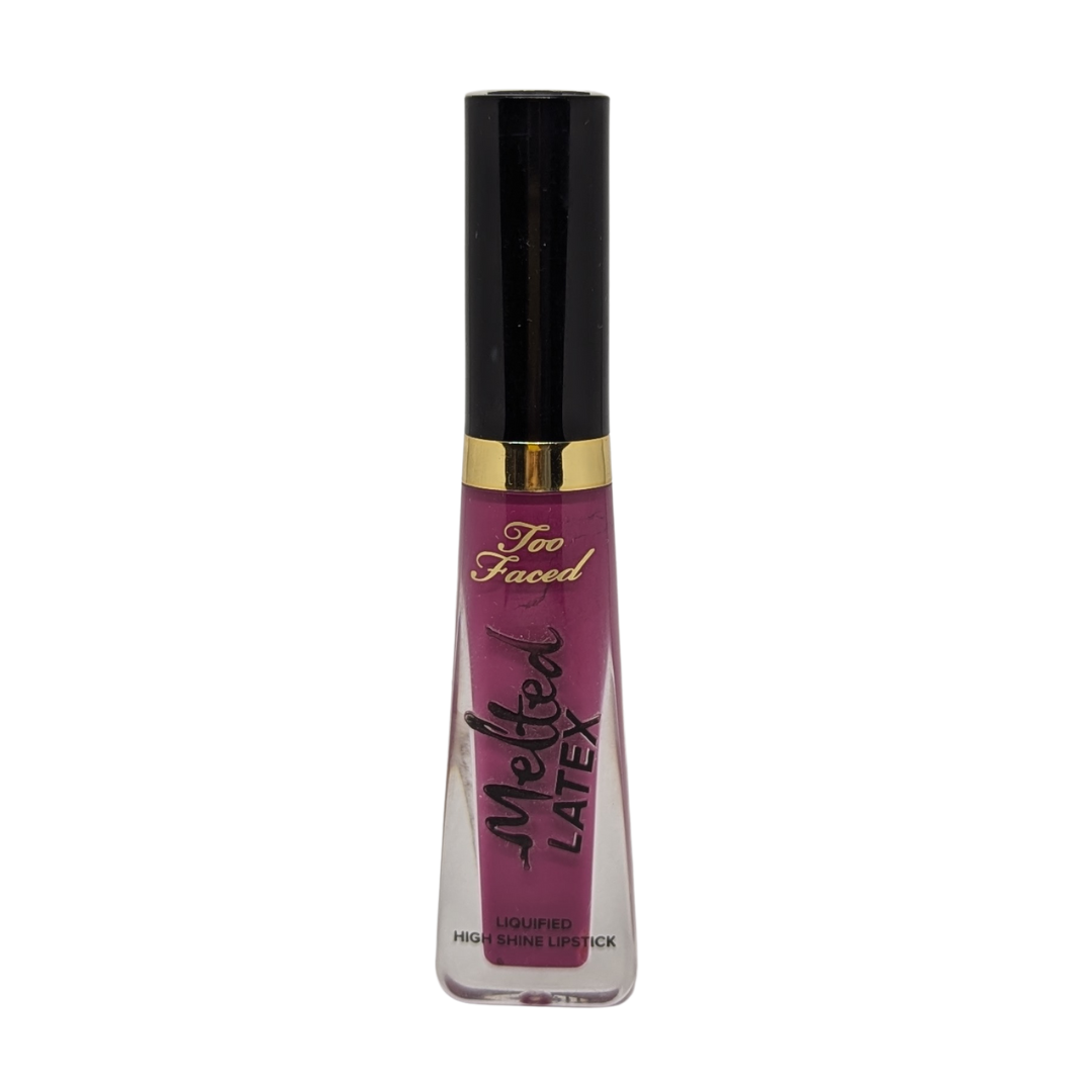 Too Faced Travel Size Melted Latex Liquified High Shine Lipstick in Hot Mess, 3 ml / 0.1 fl oz NO BOX