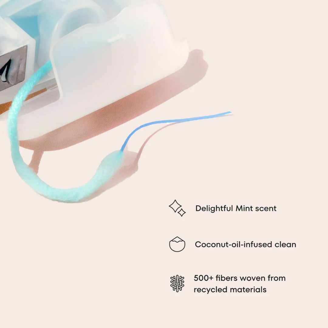 Cocolab Delightful Mint CocoThreaders Woven Floss, 30 Count