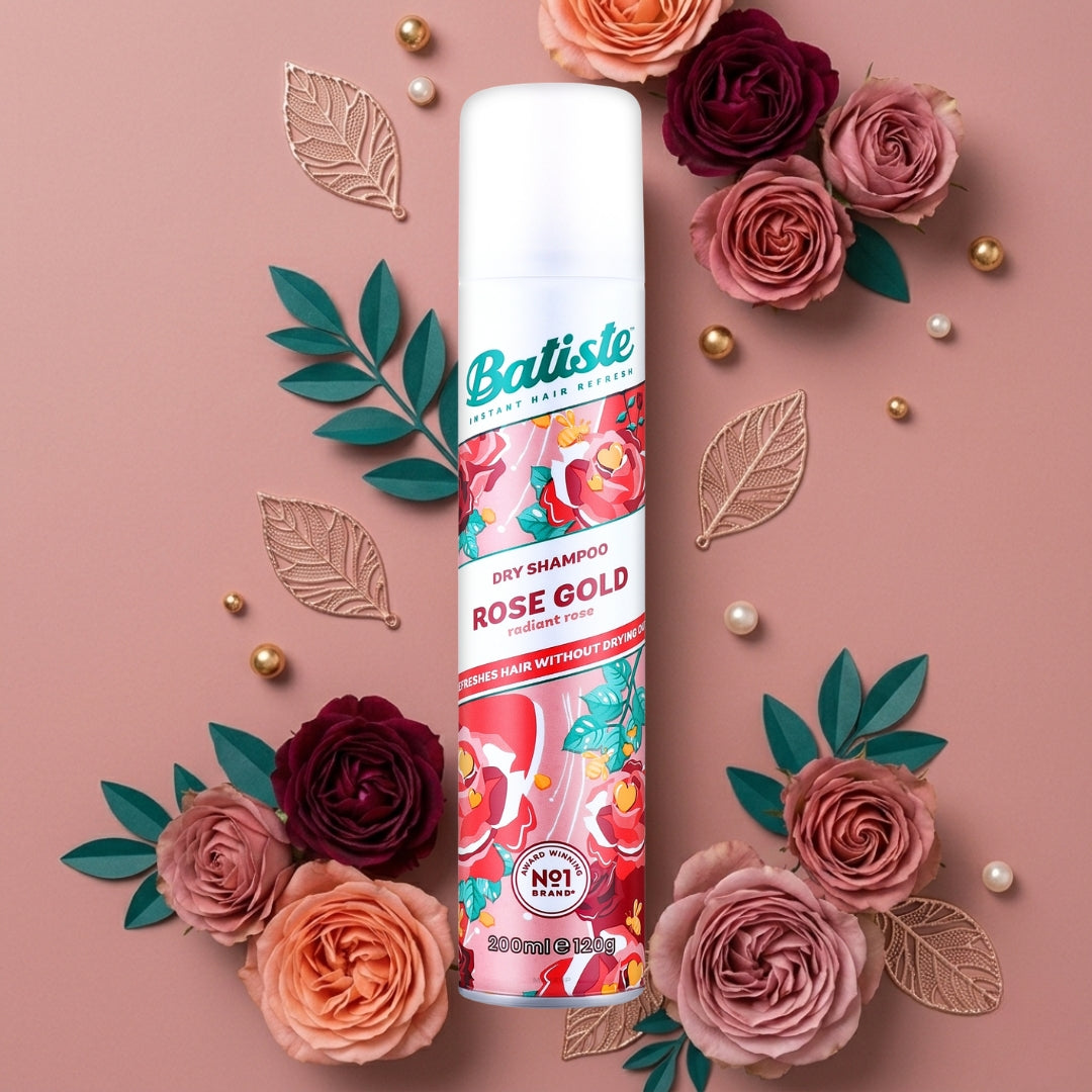Batiste Dry Shampoo Rose Gold Radiant Rose, 200 ml / 120 g