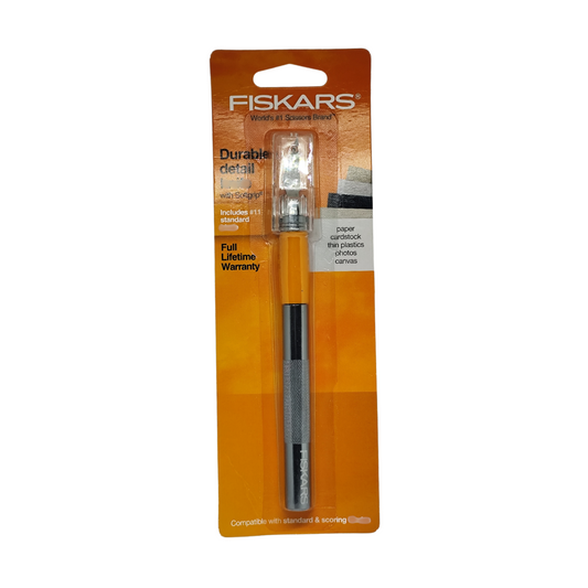 Fiskars Durable Detail #11 Cutter with Softgrip, 1 Count