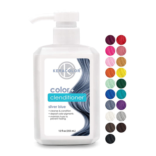 Keracolor Color + Clenditioner, Semi Permanent Hair Color Depositing Conditioner -12 fl.oz / 355 ml