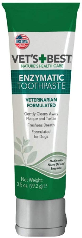 Vet’s Best Enzymatic Toothpaste Veterinarian Formulated for Dogs, 3.5 oz. / 99.2g