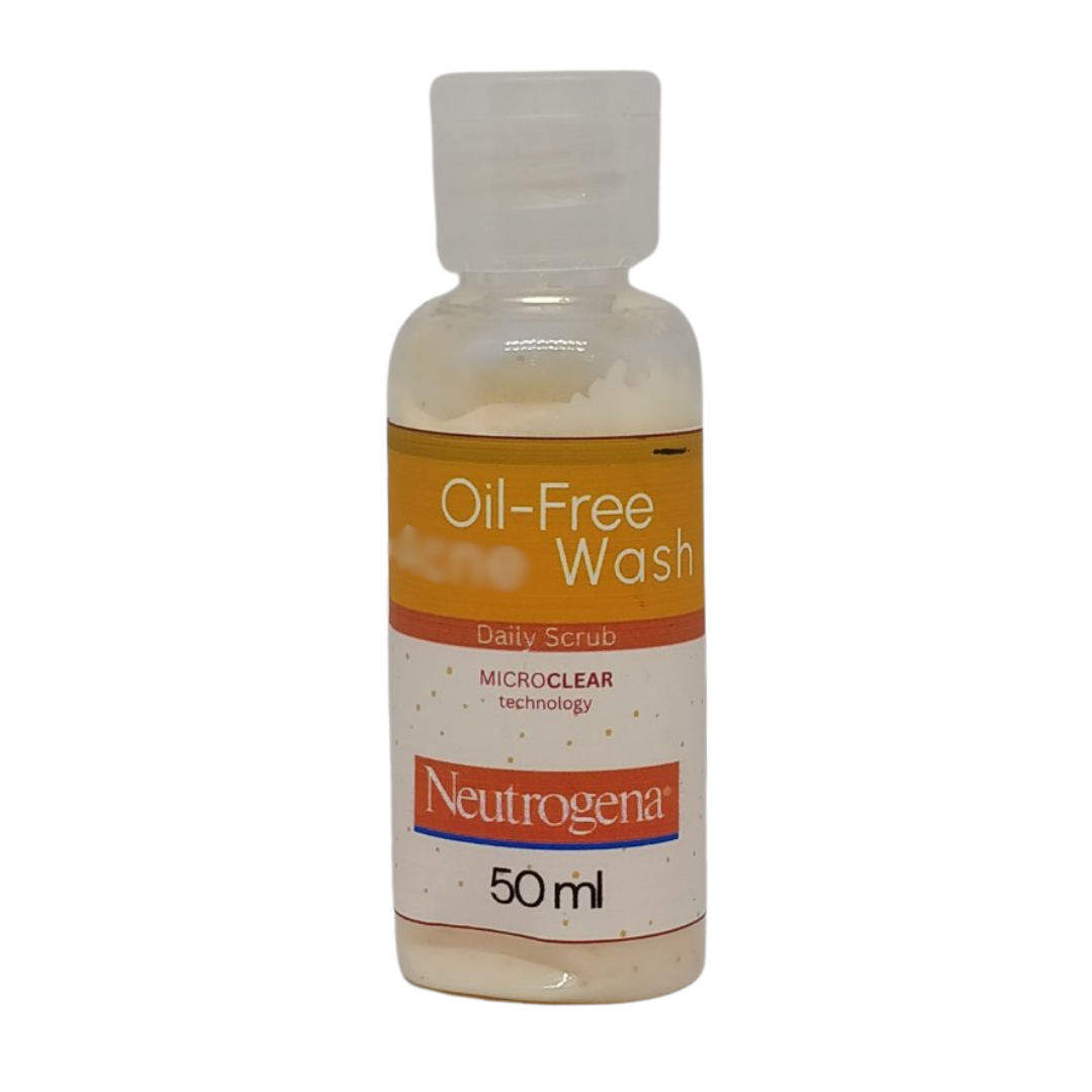 Trial Size Neutrogena Oil-Free Acne Wash Daily Scrub, 50 ml