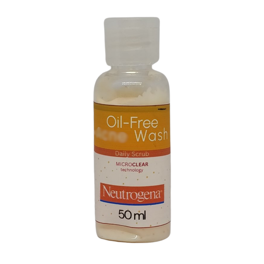 Trial Size Neutrogena Oil-Free Acne Wash Daily Scrub, 50 ml
