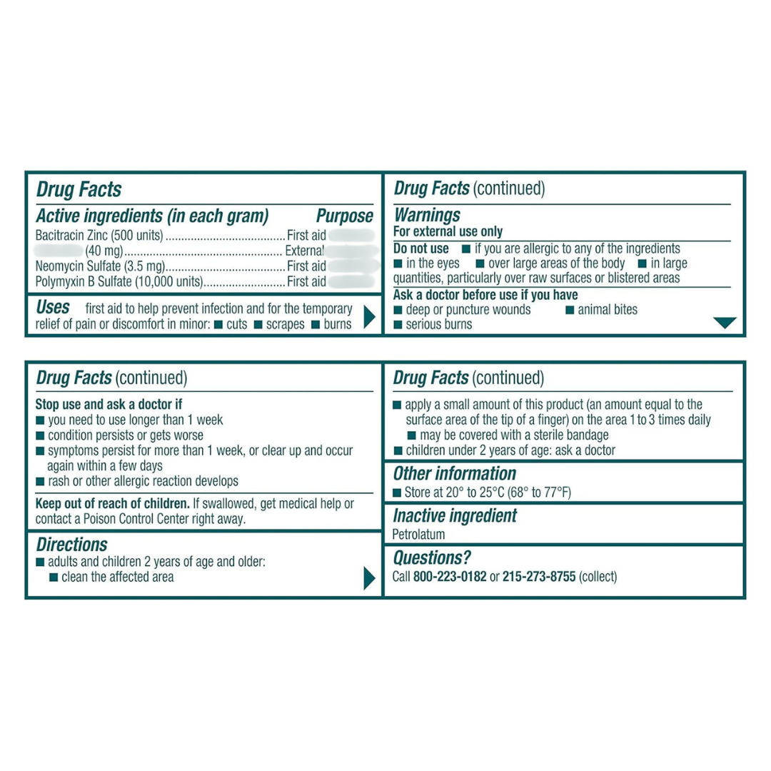 Neosporin First Aid Ointment Maximum Strength 0.5 oz / 14.2g