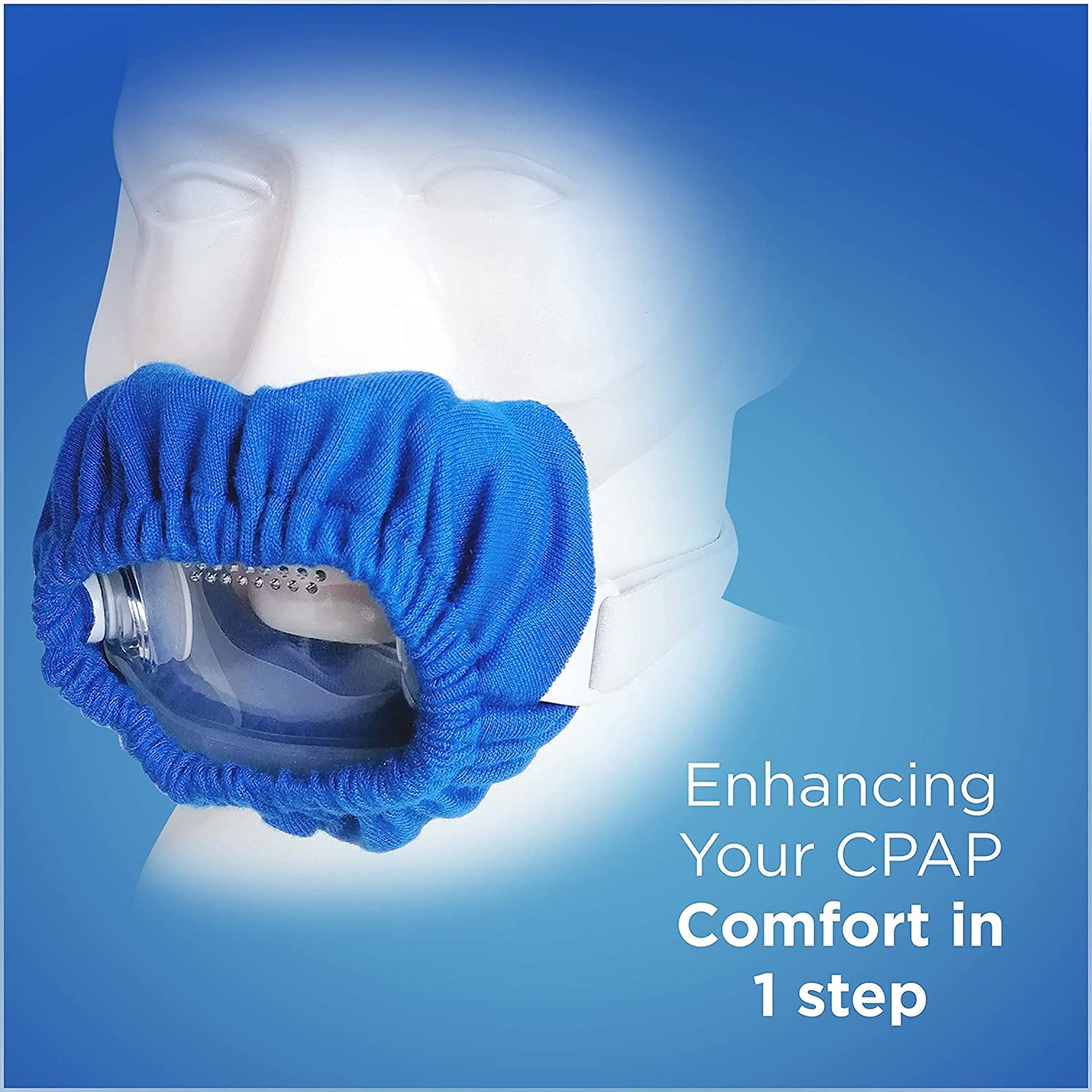 RespLabs CPAP Mask Liners Fabric with 1 Sample RespLabs CPAP Cleaning Wipe, 4 Pack