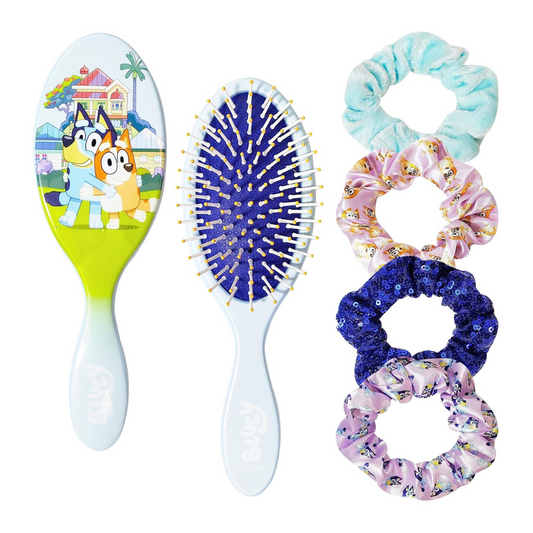 Bluey Luv Her Hair Accessory for Kids, 5 Piece Set