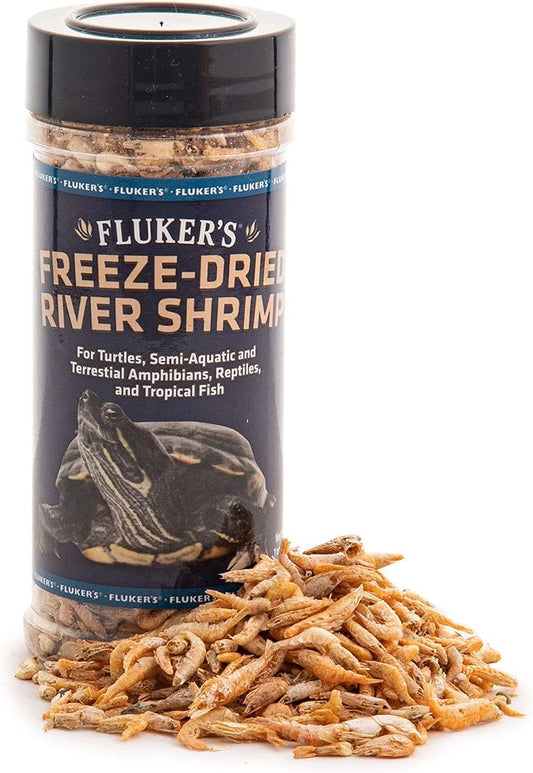 Fluker's Freeze-Dried River Shrimp For Turtles Semi Aquatic And Terrestial Amphibians - 28g