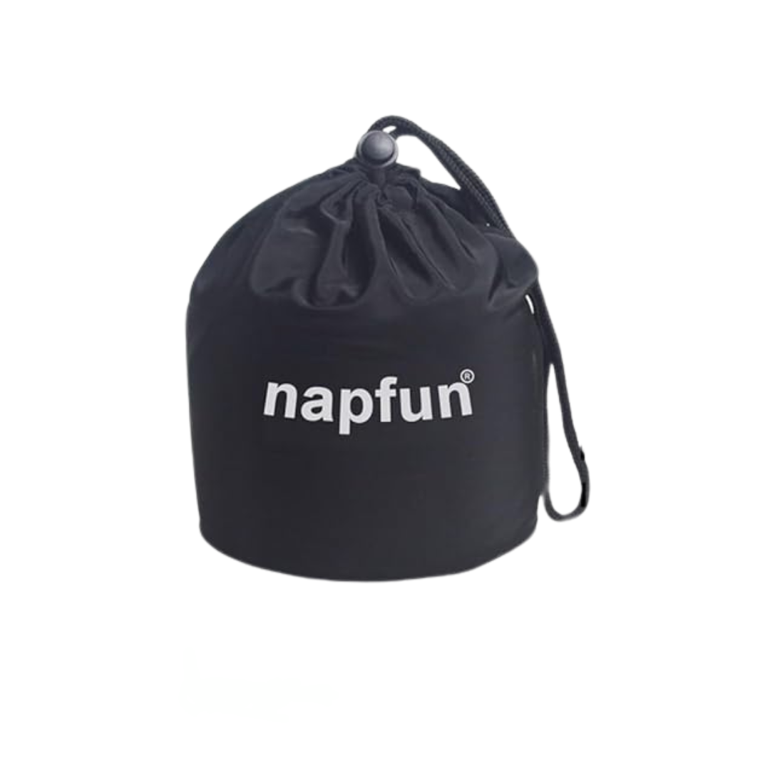 Napfun Upgraded Travel Neck Pillow, Light Grey, 1 Count