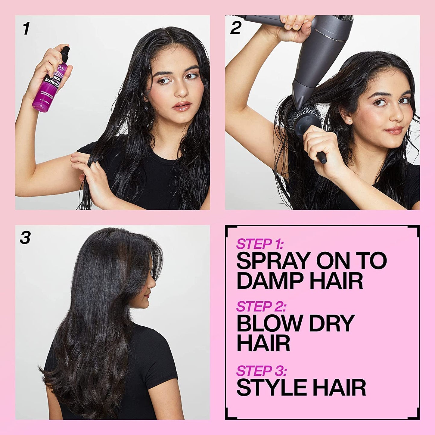 Redken 5th Avenue Nyc Quick Blowout Flash Drying 450F/230C Heat Protecting Formula 4.2 oz/ 125ml