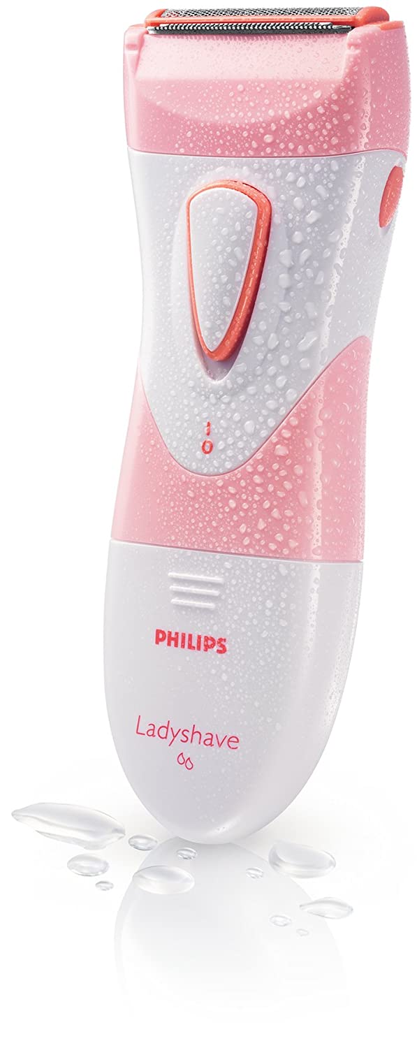 Philips SatinShave Essential Women's Wet & Dry Electric Shaver for Legs and body, Cordless, HP6306/50