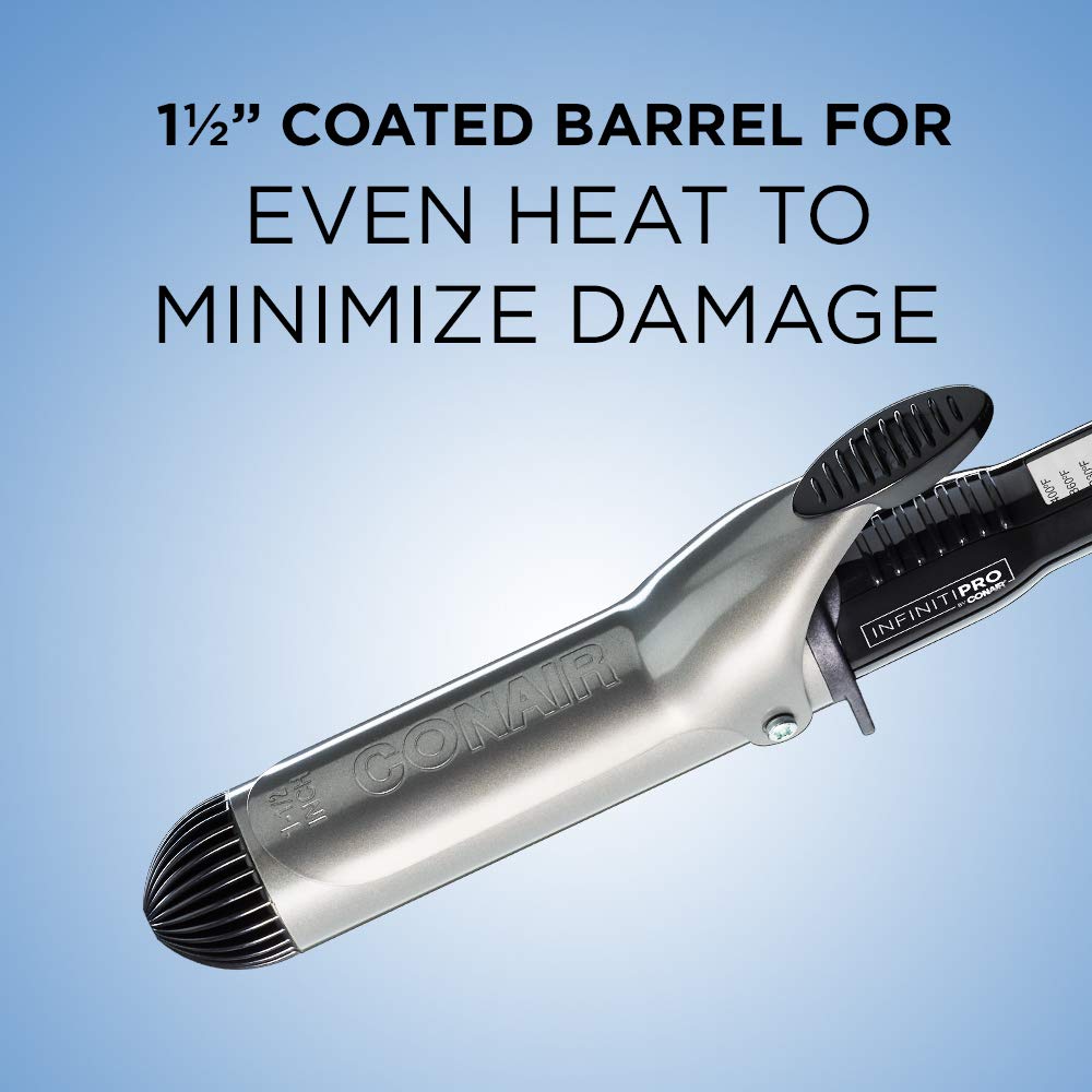INFINITIPRO BY CONAIR Nano Tourmaline Ceramic Curling Iron, 1 1/2-inch Curling Iron