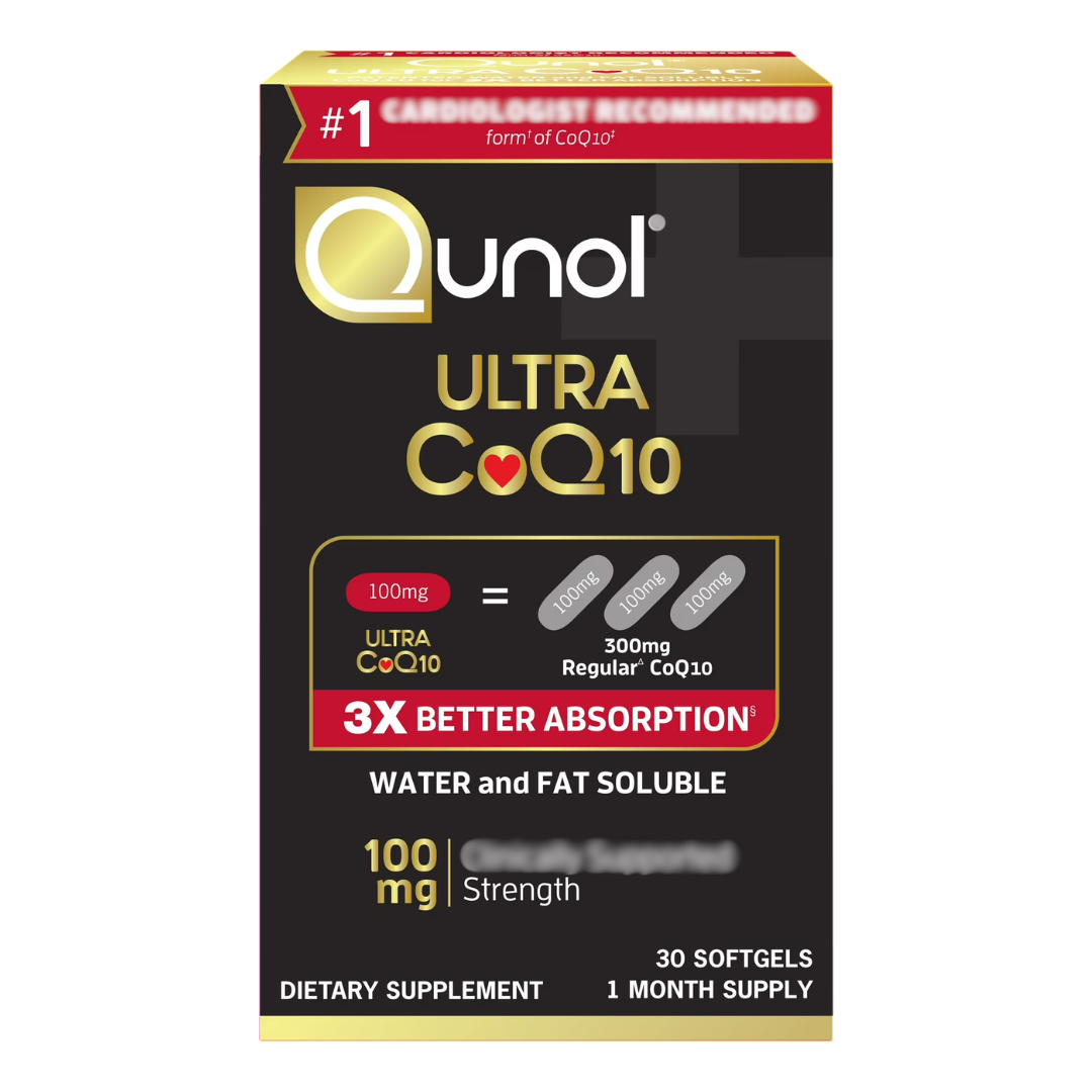Qunol Ultra CoQ10 100 mg Dietary Supplement,  30 Softgels