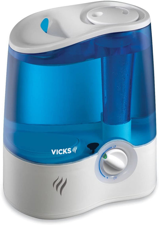 Vicks Ultra Quiet Cool Mist Humidifier for Medium/Large Room Size, 1.2 Gallon Capacity (V5100NS) 110V